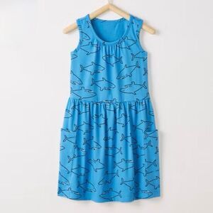 Hanna Andersson So Breezy Sundress Discover Sky size 5